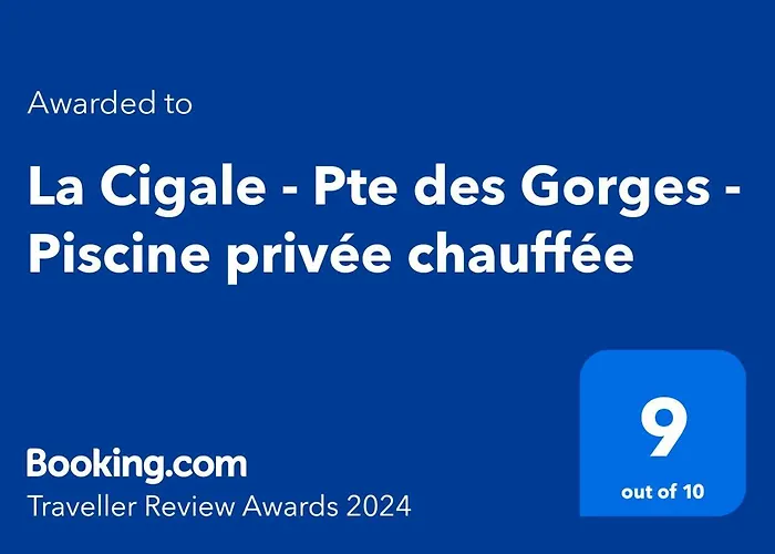 La Cigale - Pte Des Gorges - Piscine Privee Chauffee